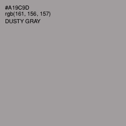 #A19C9D - Dusty Gray Color Image